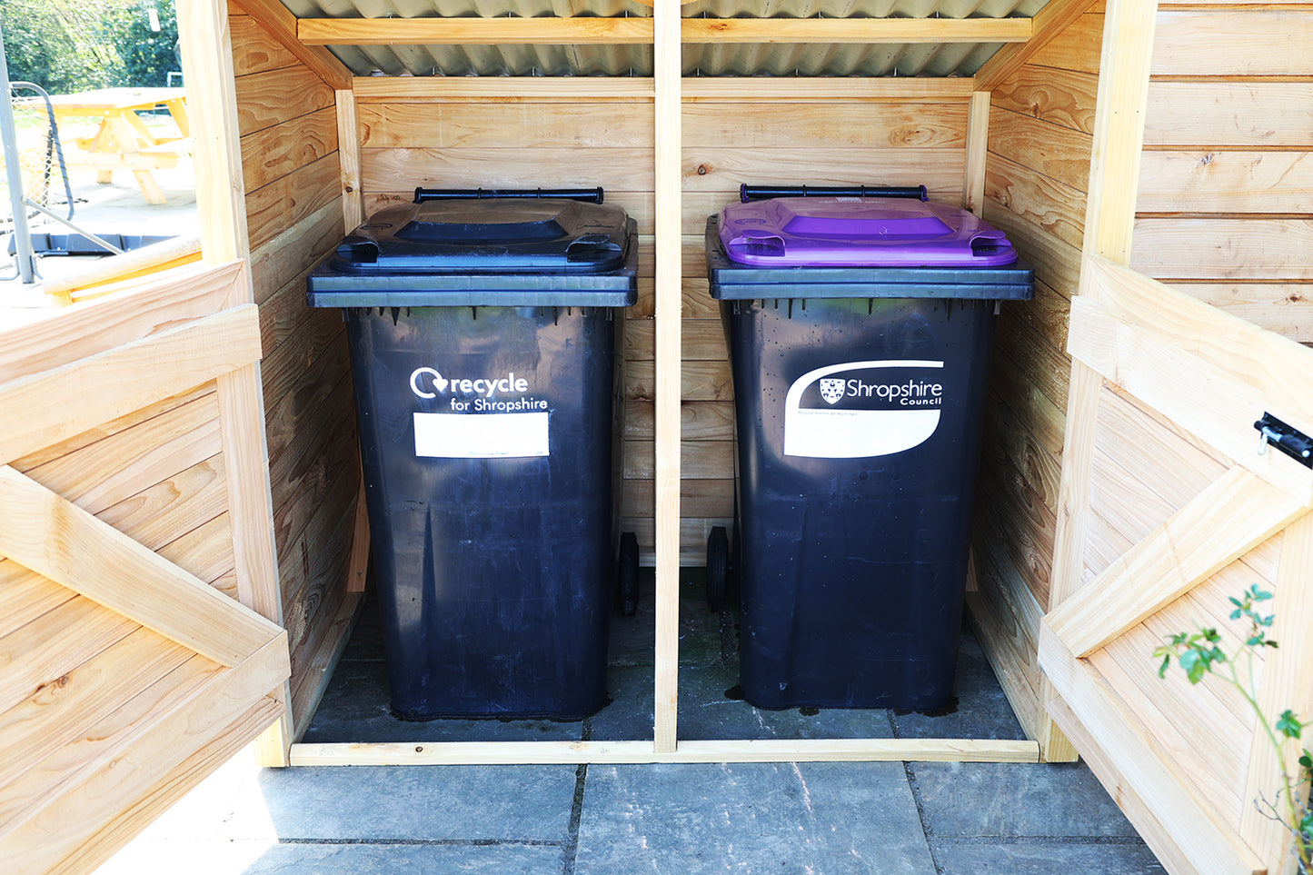 Wheelie Bin Housing | Double Unit