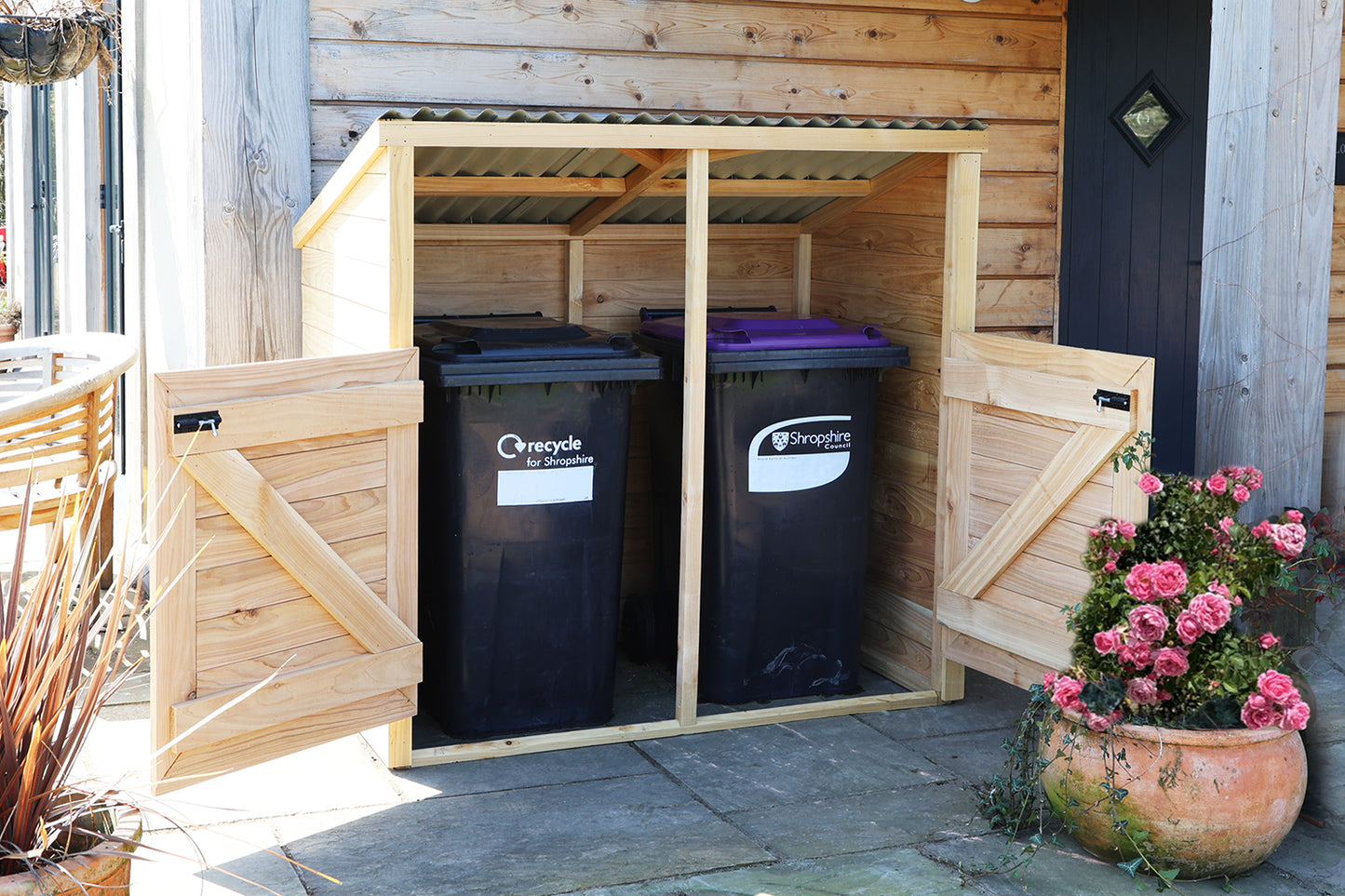 Wheelie Bin Housing | Double Unit