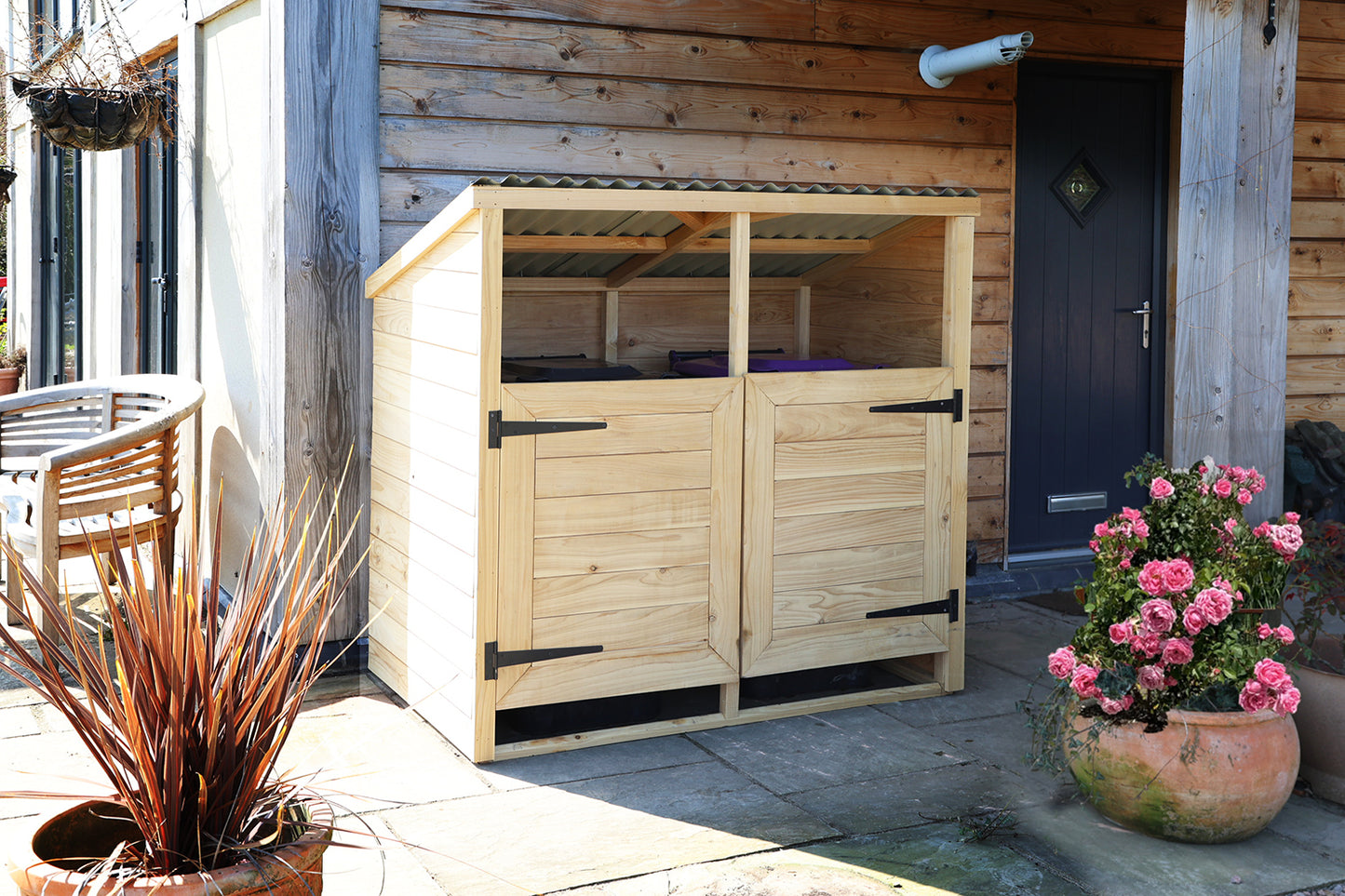 Wheelie Bin Housing | Double Unit