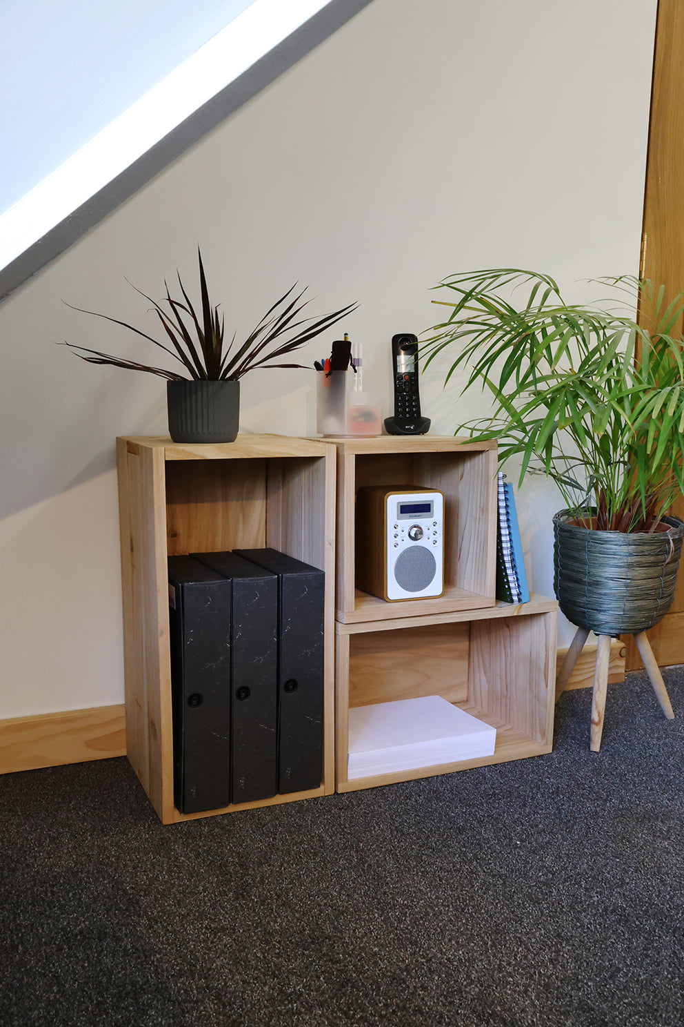 Wooden Storage Boxes Set of 3 | Small, Medium & Large